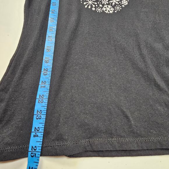 Disney Minnie Mouse Snowflake Tee Shirt Women's S - Picture 8 of 8